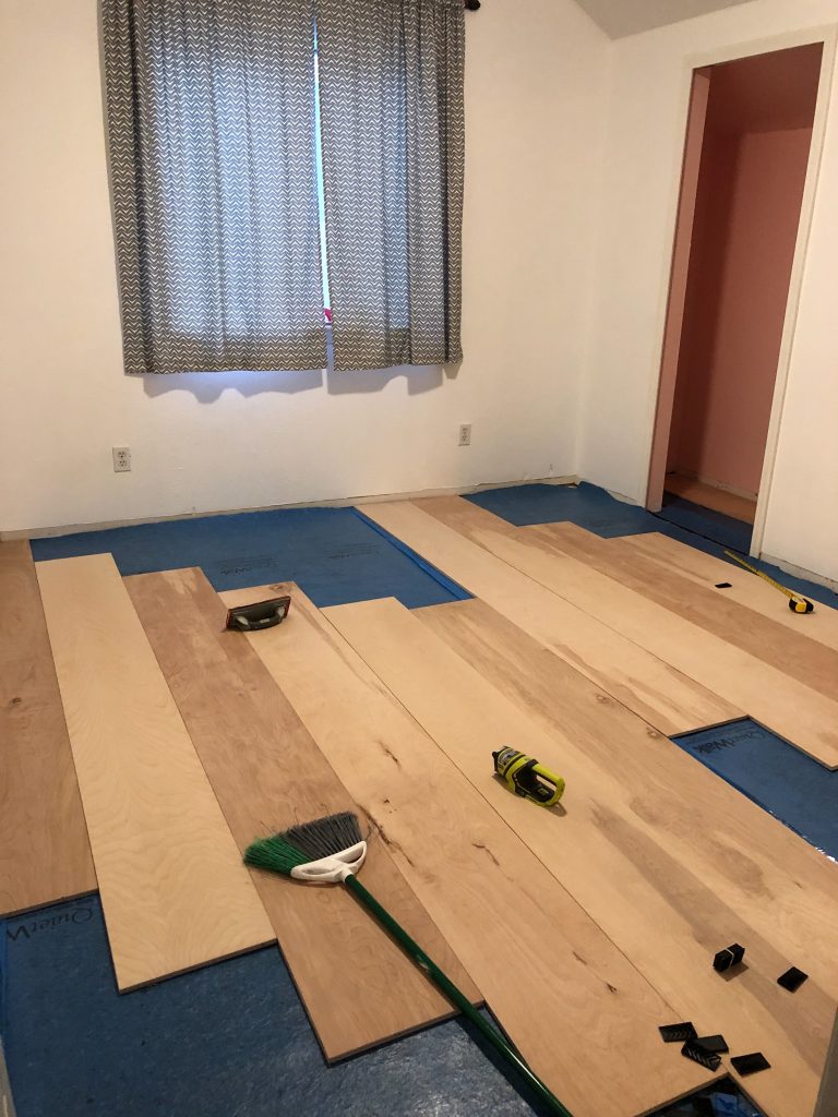 Dwell Aware - DIY Plywood Floors