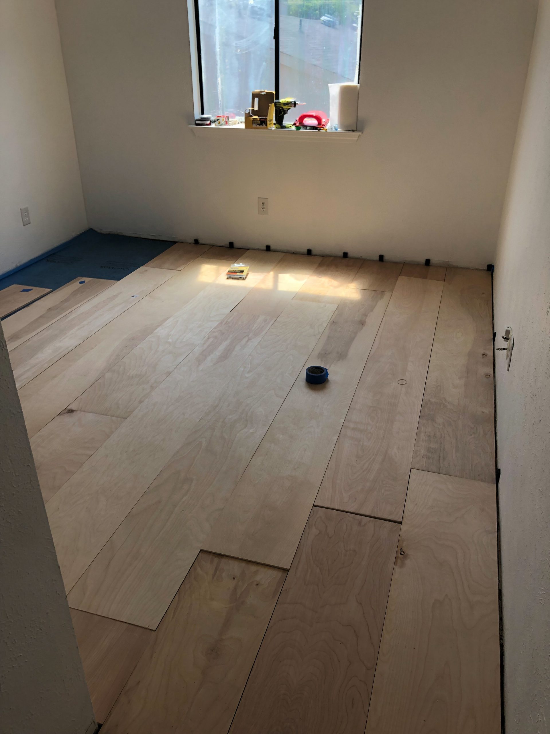 DIY Plywood Floors Tutorial Easy and Affordable